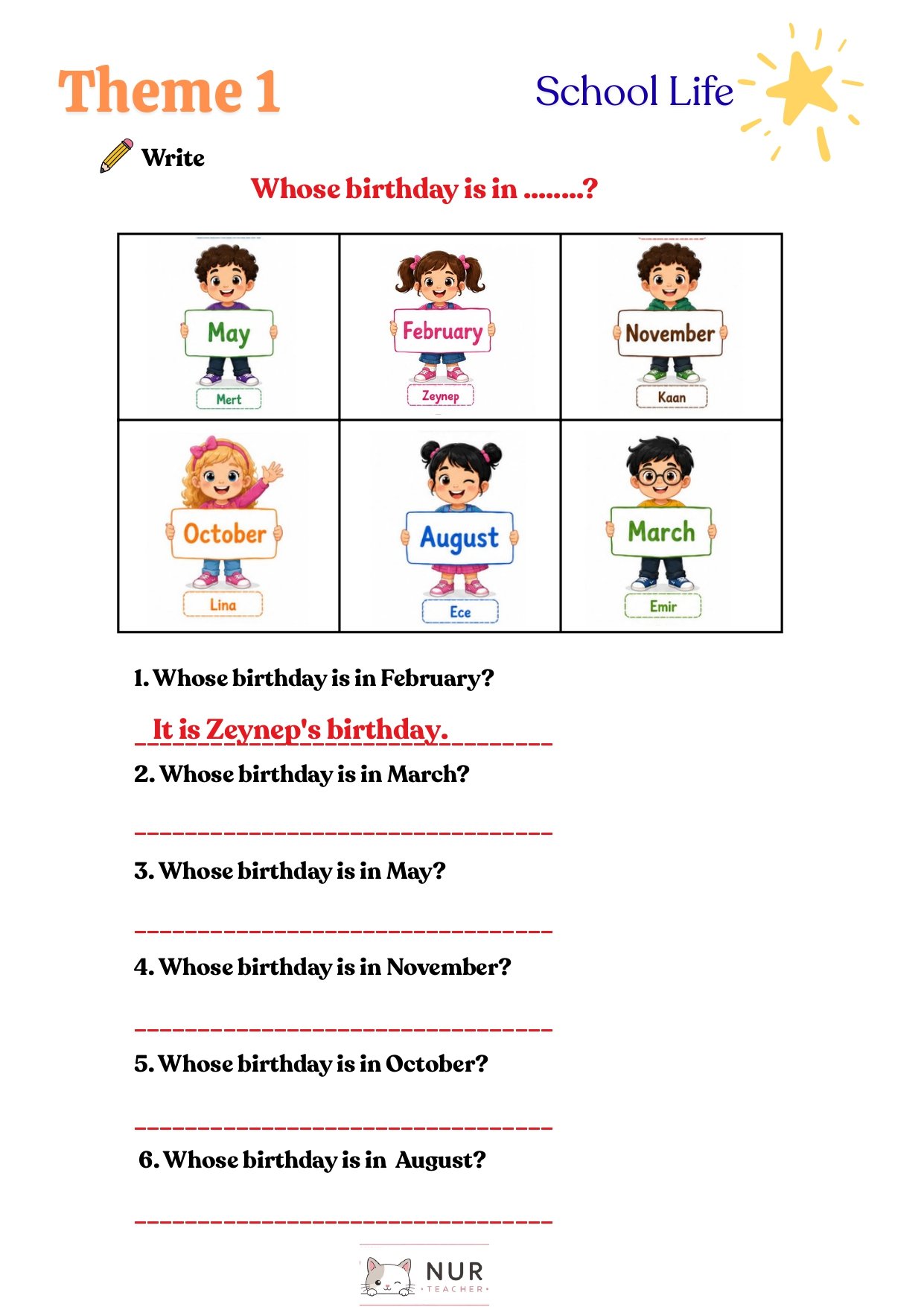 Grade 3 Theme 1 Page 6