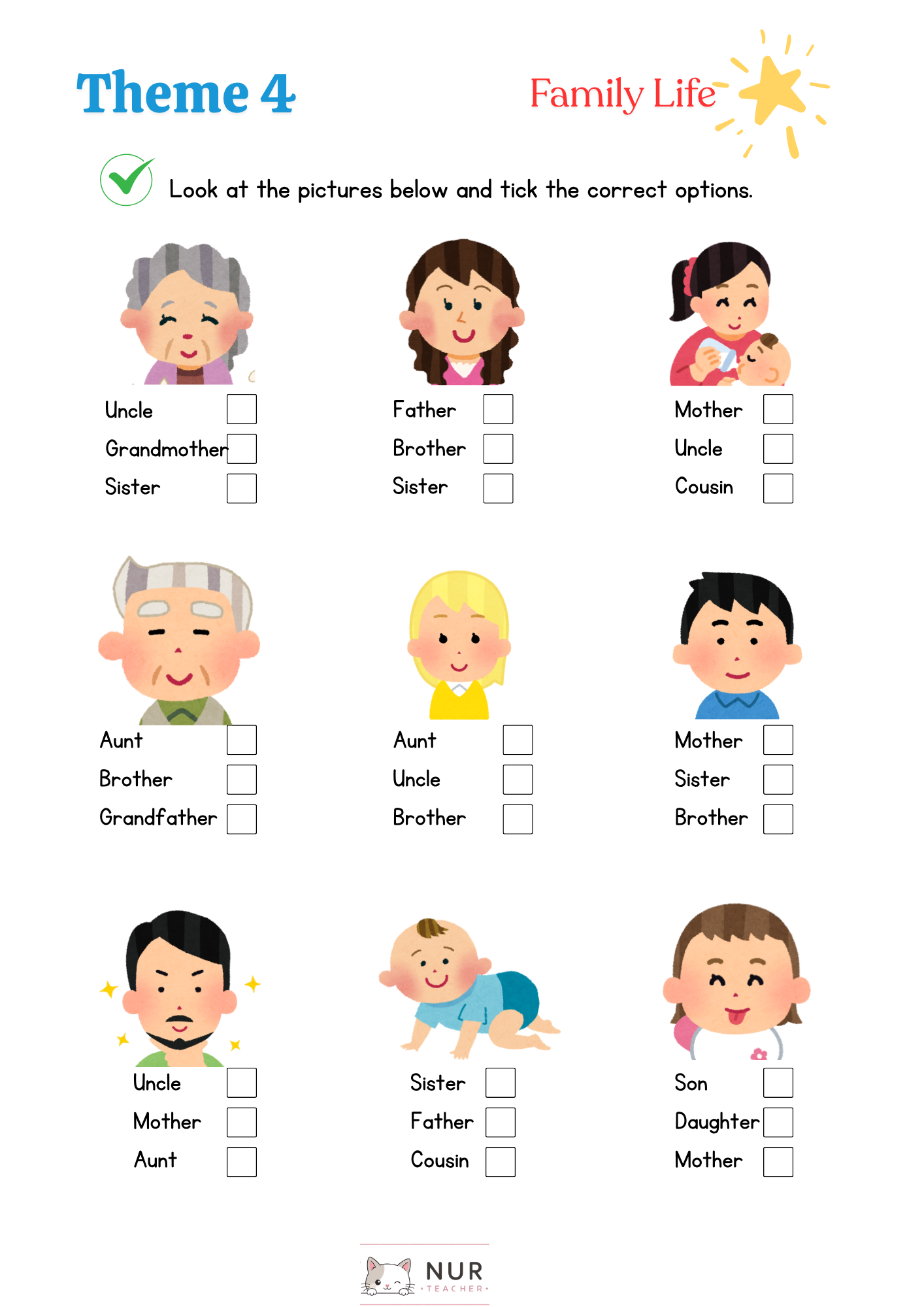 Theme 4 Worksheet Page 40