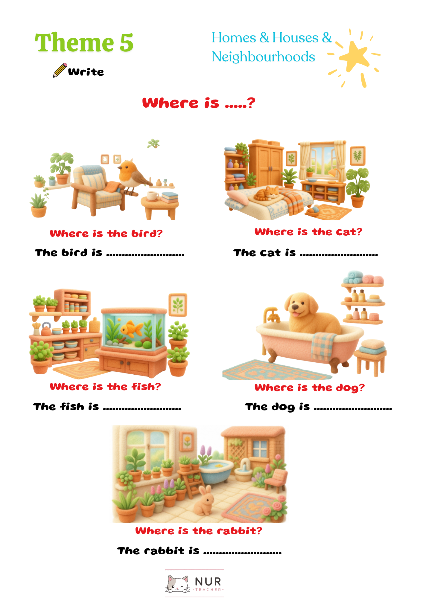 Theme 5 Worksheet Page 46