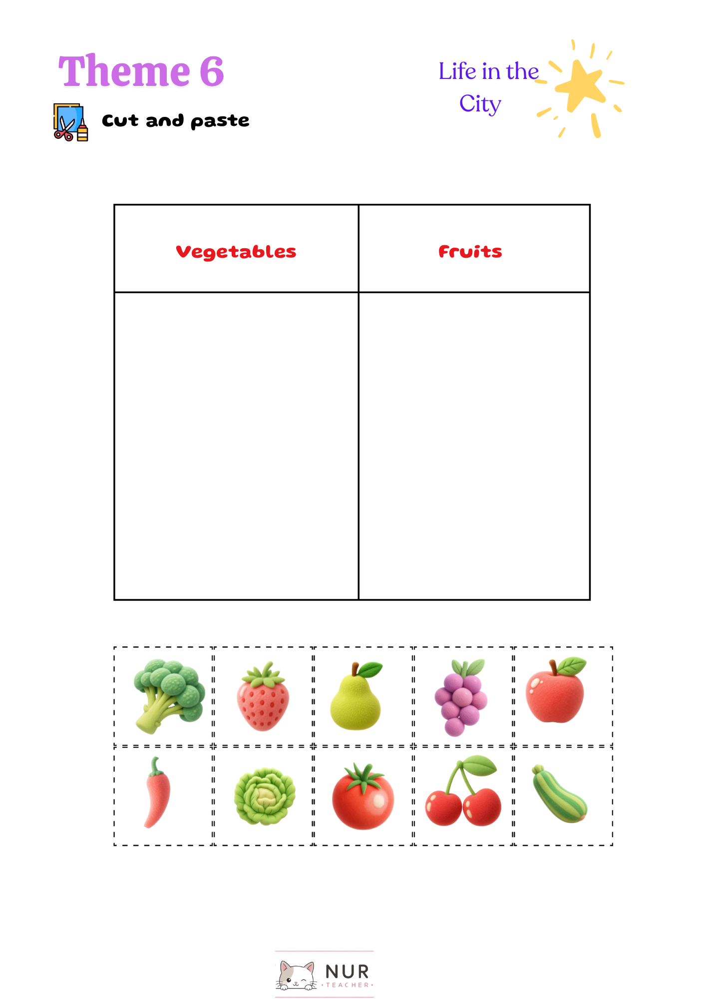 Theme 6 Worksheet Page 55
