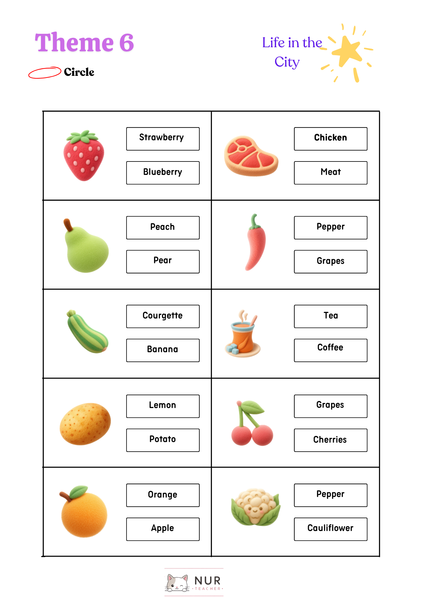 Theme 6 Worksheet Page 56